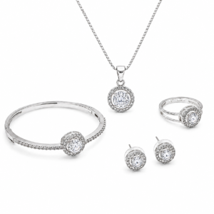 IMG_2774 Eterna Silver 5-Piece Necklace Set