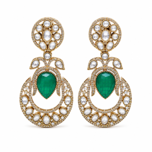 IMG_2778 Rushian Emerald Victorian Earrings