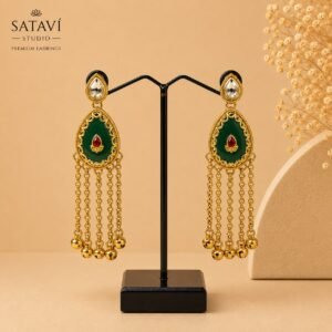 Emerald Grace Drop Earrings