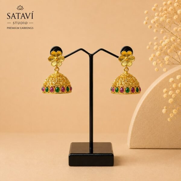 WhatsApp Image 2026-08-12 at 12.02.28 PM Ruby panna Jhumki Earrings